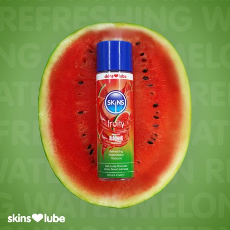 (image for) Skins Watermelon Water Based Lubricant 4.4 fl oz