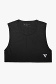 (image for) Unisex Medium - Mini Crop Top Sheer - Black