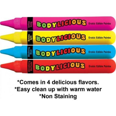 (image for) Bodylicious Edible Body Pens-4 Asst Flav