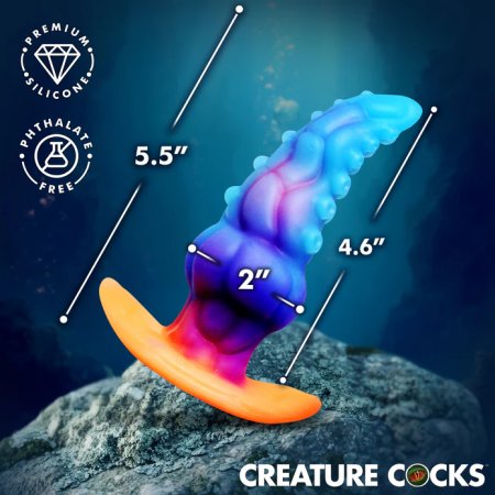 (image for) Glowtopus Glow-in-the-Dark Silicone Anal Plug