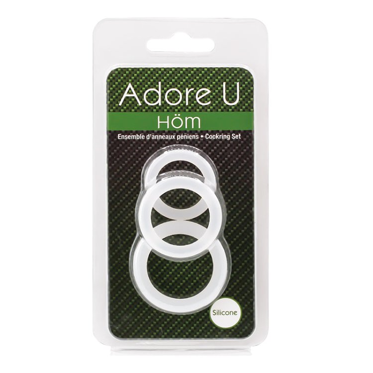 (image for) Adore U Höm - Cockring Set - Clear