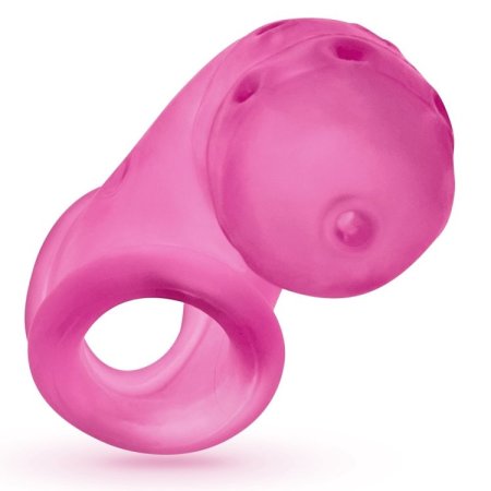(image for) AIRLOCK, air-lite vented chastity, PINK ICE