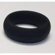 (image for) Wide Silicone Donut Ring - Black 2"