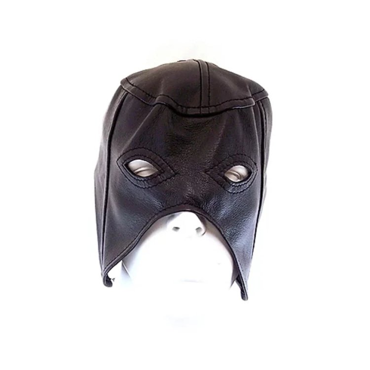 (image for) Leather Half Mask Black