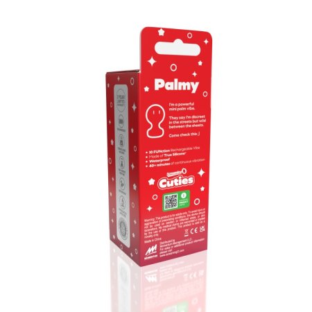 (image for) Screaming O Cuties Palmy Palm Vibrator - Powder Blue