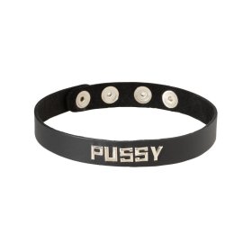 Wordband Collar - PUSSY Wordband Collar - PUSSY
