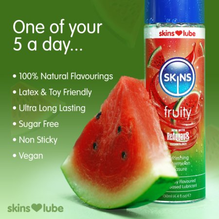 (image for) Skins Watermelon Water Based Lubricant 4.4 fl oz