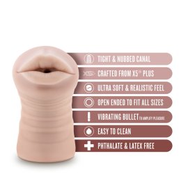 EnLust Nicole - Vibrating stroker -Beige EnLust Nicole - Vibrating stroker -Beige