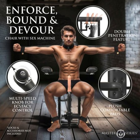 (image for) Enforcer Chair with Sex Machine