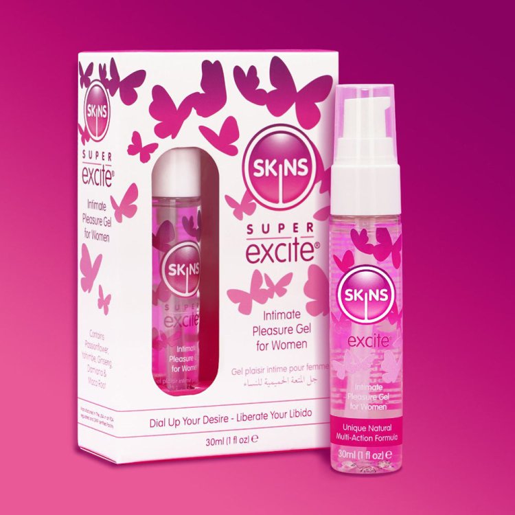 (image for) Skins Super Excite Clitoral Gel 1oz/30ml