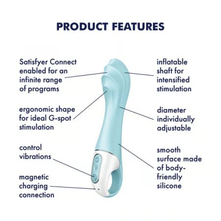 (image for) Air Pump Vibrator 5+ Blue