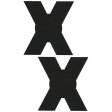 (image for) X Pastease Large x - Black