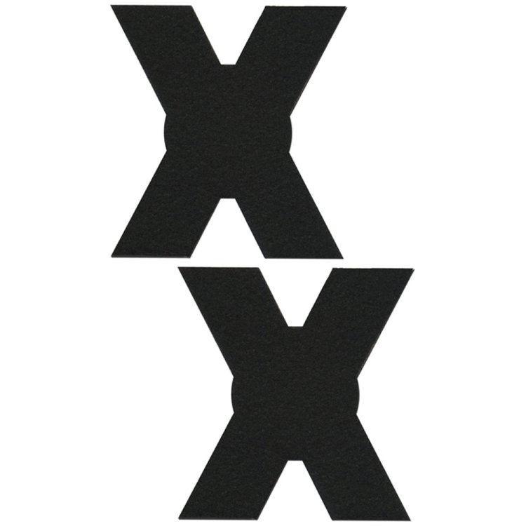 (image for) X Pastease Large x - Black