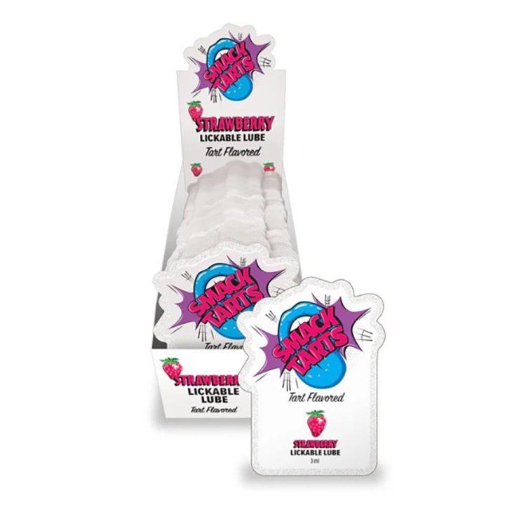 (image for) SMACK Tarts - Lickable Flavored Lubricant - Strawberry 3ML Pouch Display of 36 ?