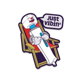 Fuck Buddies: Just Vibin' Enamel Pin *