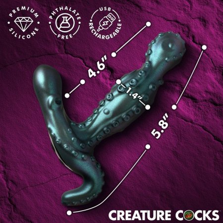 (image for) Octoprobe Gyrating Prostate Vibrator with Remote