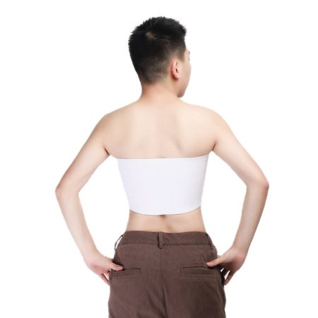 (image for) GF Strapless Chest Binder - White 2XL