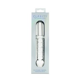 Clarity - Glass Dildo - Elysian Swirl