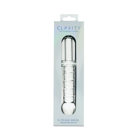 (image for) Clarity - Glass Dildo - Elysian Swirl