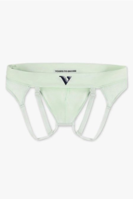 (image for) Mens Large - JockVStrap Rib Briefs - Mint