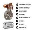 (image for) Stay Hard - Vibrating Double Cock Ring Set with Sleeve