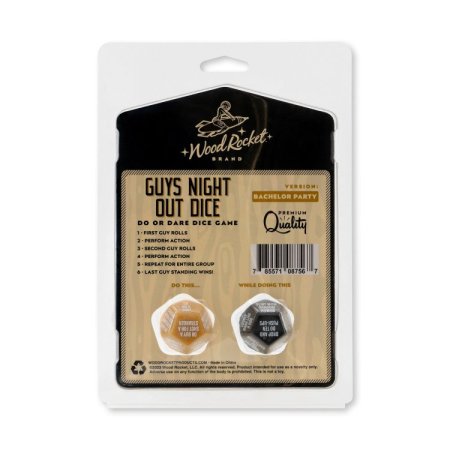 (image for) GUYS NIGHT OUT DICE: Bachelor Party