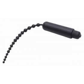 Dark Rod Vibrating Beaded Silic Sound Dark Rod Vibrating Beaded Silic Sound