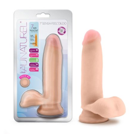 (image for) Au Naturel - 7" Sensa Feel Dildo - Beige