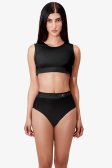 (image for) Womens Large - JockVStrap Sheer Briefs - Black