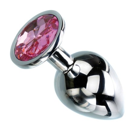 (image for) Adam & Eve Pink Gem Anal Plug Large
