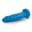(image for) Neo - 7.5 Inch Dual Density Cock - Neon Blue