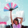 (image for) Transgender Pride X-Large Hand Fan