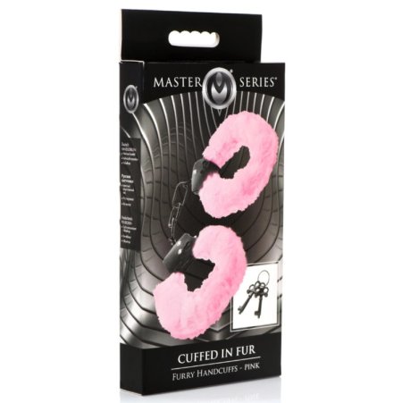 (image for) Cuffed in Fur Furry Handcuffs - Pink
