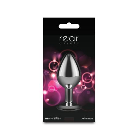 (image for) Rear Assets - Silver - Medium - Pink Gem