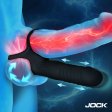 (image for) Double Thrust Thrusting & Vibrating Double Penetration C-Ring w/ Remote