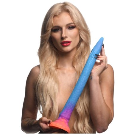 (image for) Makara Glow-In-Dark Silicone Snake Dildo