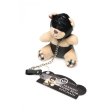 (image for) Hooded Bondage Teddy Bear Keychain