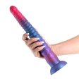 (image for) Colours - Stacked - 12" Dildo - Pink/Blu