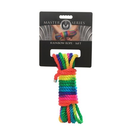 (image for) Rainbow Shibari Rope - 16ft