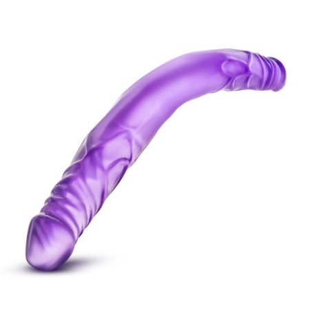 (image for) B Yours 14" Double Dildo - Purple
