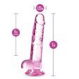 (image for) NaturallyYours 7" Crystalline Dildo Rose