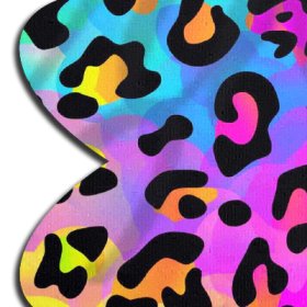 Rainbow Cheetah Leopard Print Petal Breast Pasties Rainbow Cheetah Leopard Print Petal Breast Pasties