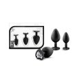 (image for) Luxe Bling Plugs Training Kit - White Gems 3pc