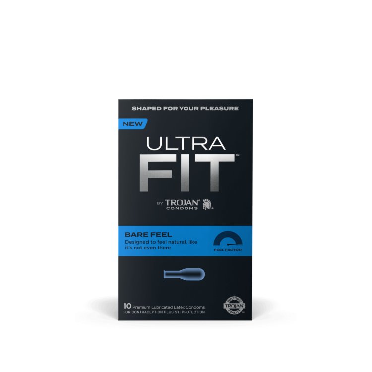 (image for) Trojan UltraFit Bare Feel Condoms - 10ct
