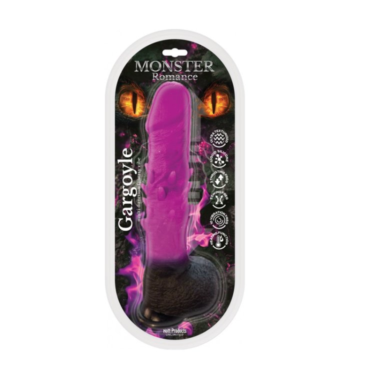 (image for) MONSTER ROMANCE - GARGOYLE - MULTI-SPEED THRUSTING DILDO