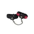 (image for) HEAT TEASE - FLOWER CUFFS - BLACK/PINK