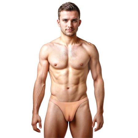(image for) Pussy Strap Silicone Vagina Jockstrap