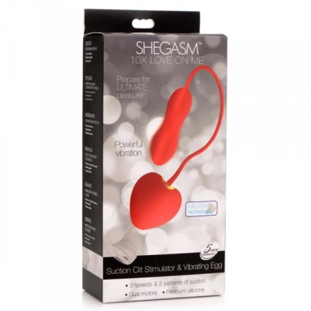 (image for) Love on Me Suction Clit Stim & Vibr Egg