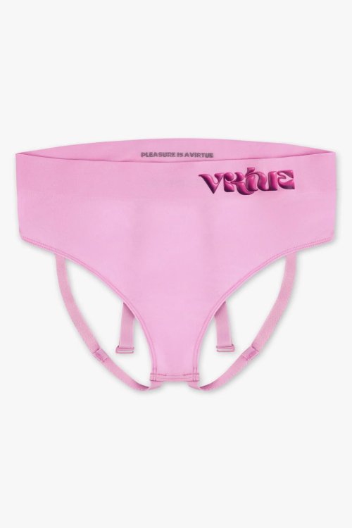 (image for) Womens Small - JockVStrap Sheer Briefs - Taffy