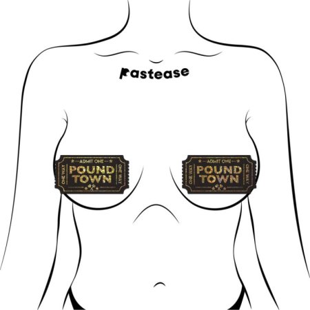 (image for) Pound Town Pasties: One-Way Ticket to Pound Town Gold Glitter
